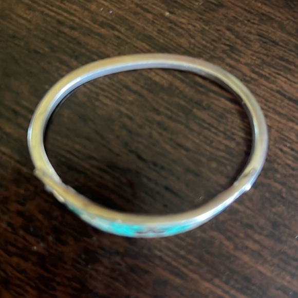 Mexican Alpaca Hinged Bracelet (small wrist) - Picture 5 of 10